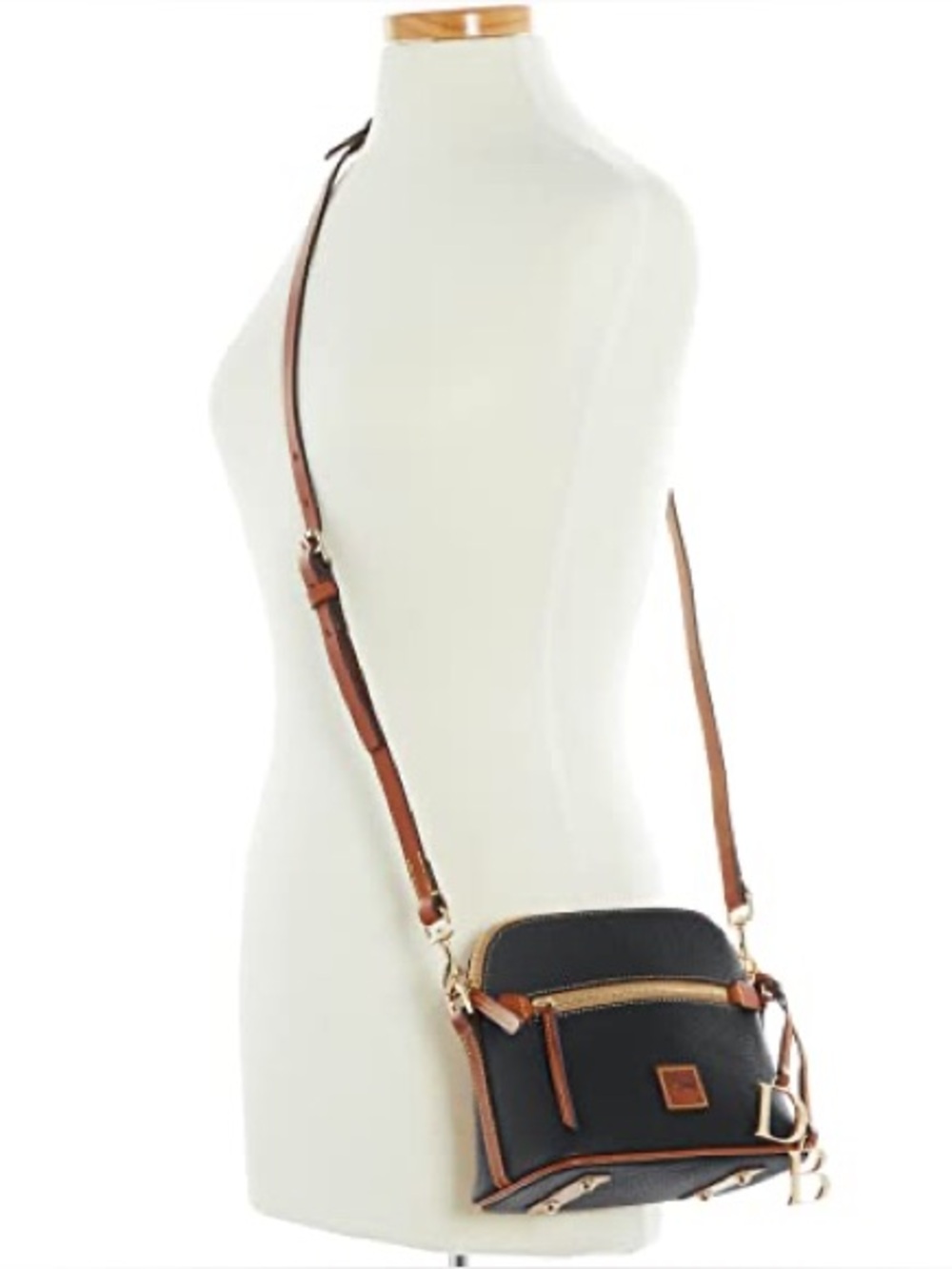 Dooney & Bourke Pebble Grain Leather Mini Domed Crossbody